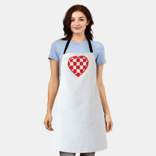 Croatian Heart Apron