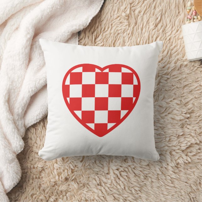 Croatian Heart Cushion (Blanket)
