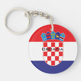Croatian national Flag Patriotic Gifts Key Ring