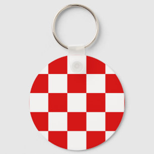 Croatian pattern coat of arms key ring