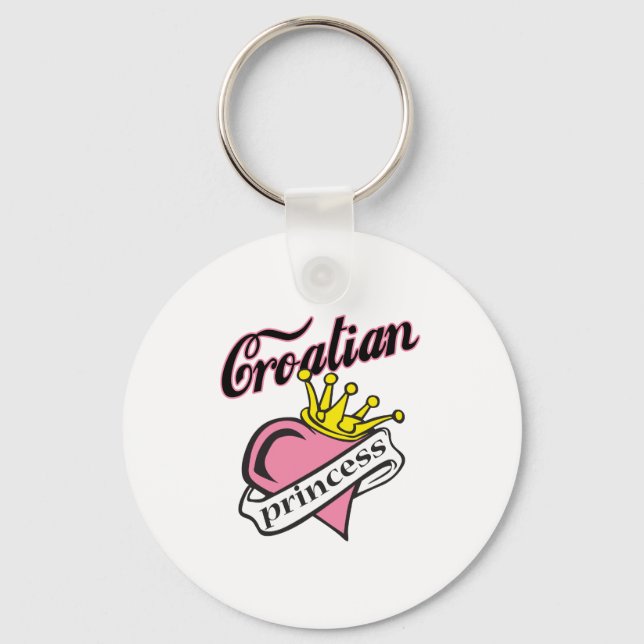 Croatian Princess Key Ring (Front)