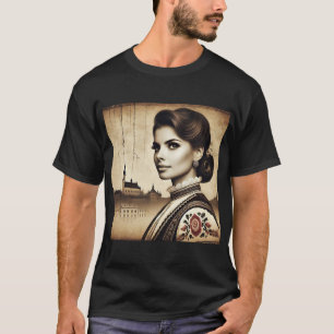 Croatian Roots with Colorful Motif women T-Shirt