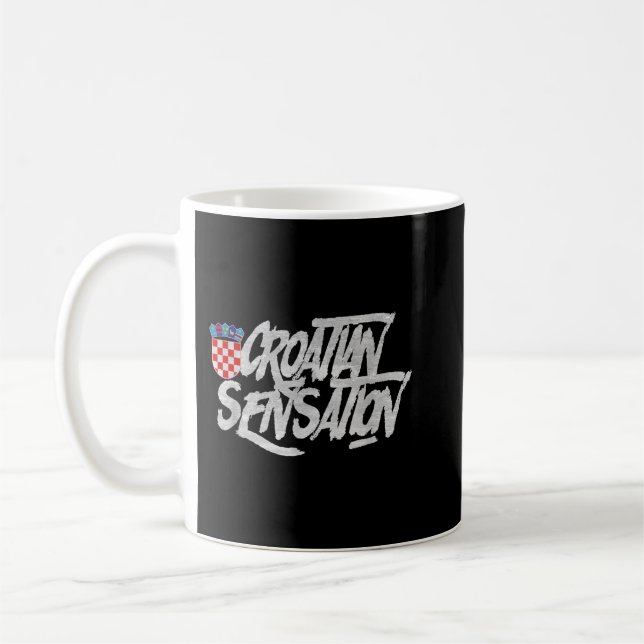 Croatian Sensation (Croatia) Coffee Mug (Left)