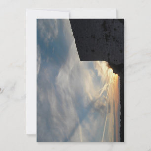 Croatian sunset card