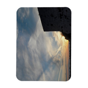 Croatian sunset magnet