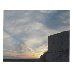 Croatian sunset notepad