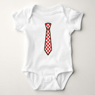 Croatian Tie Kravata Baby Bodysuit