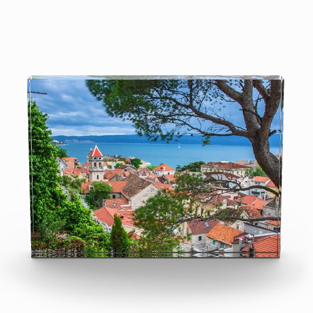 Croatian town Omis. Photo Block (Front)