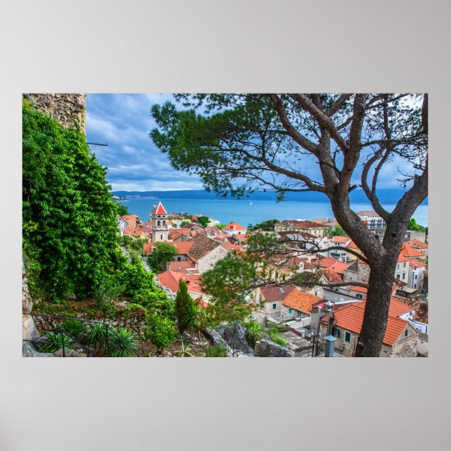 Croatian town Omis Poster (Front)
