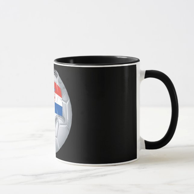 Croation Soccer Ball Mug (Right)