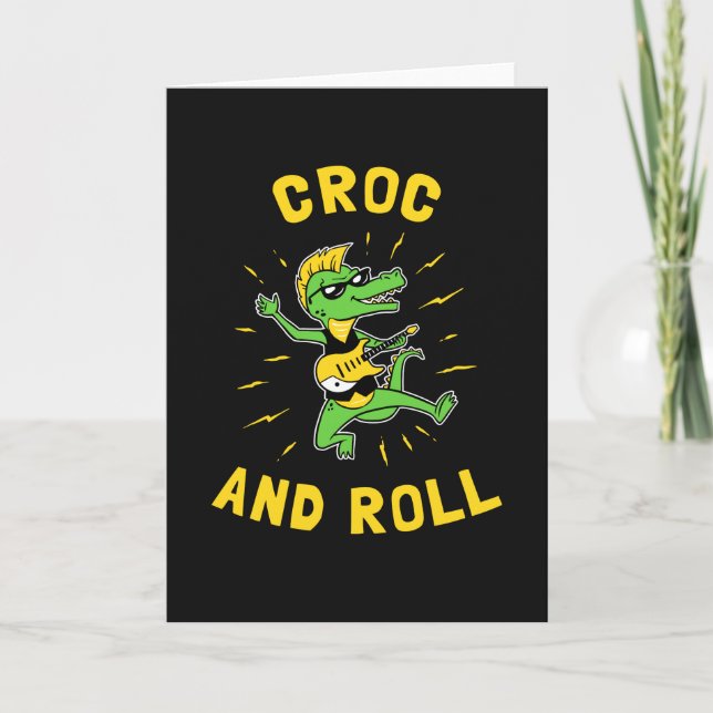 Croc And Roll Card (Front)
