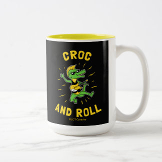 Croc And Roll Two-Tone Coffee Mug