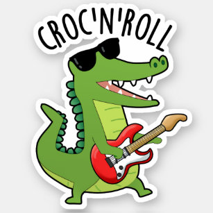 Croc N Roll Funny Crocodile Puns 