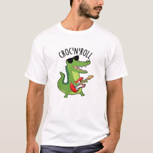 Croc N Roll Funny Crocodile Puns  T-Shirt