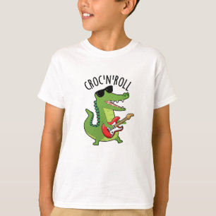 Croc N Roll Funny Crocodile Puns  T-Shirt