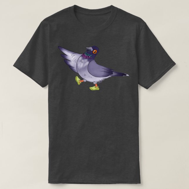 Croc Pigeon T-Shirt (Design Front)