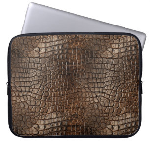 Croc Print Laptop Case 15"