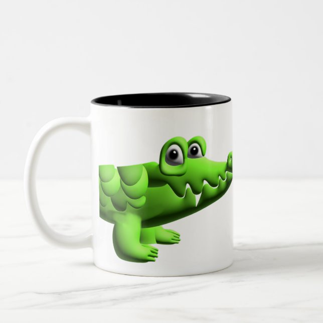 Croc Two-Tone Coffee Mug (Left)