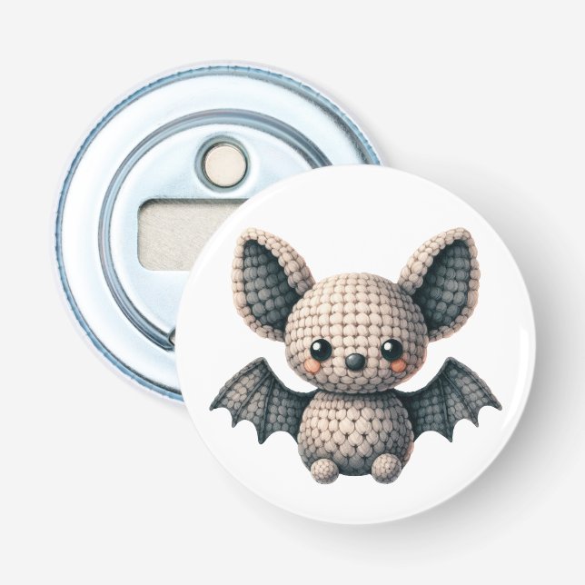 Crochet Bat Bottle Opener (Front)