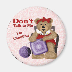 Crochet Bear Magnet