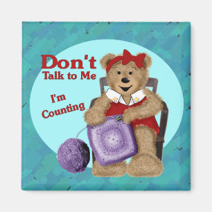 Crochet Bear Magnet