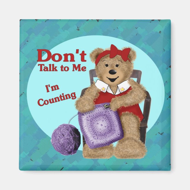 Crochet Bear Magnet (Front)