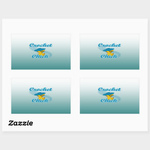 Crochet Chick #3 Rectangular Sticker