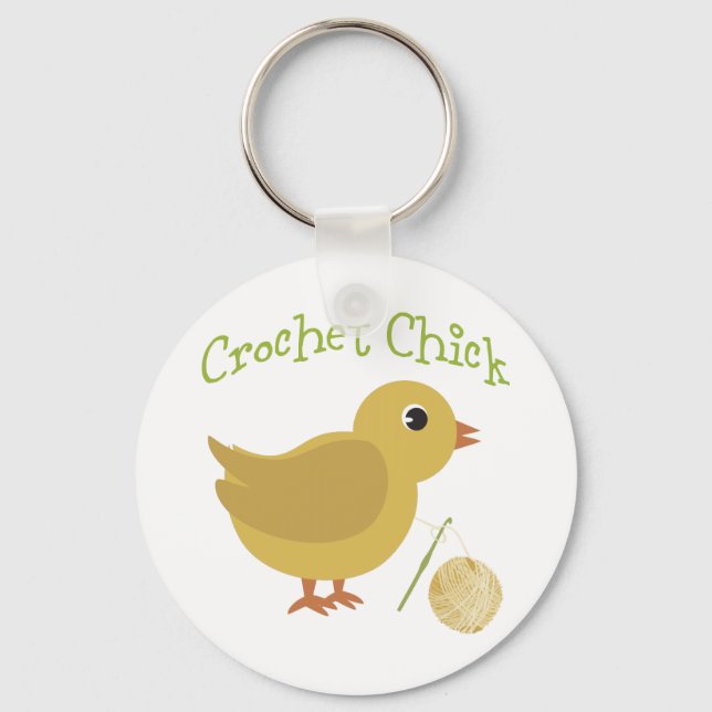 Crochet Chick Key Ring (Front)