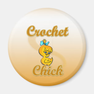 Crochet Chick Magnet