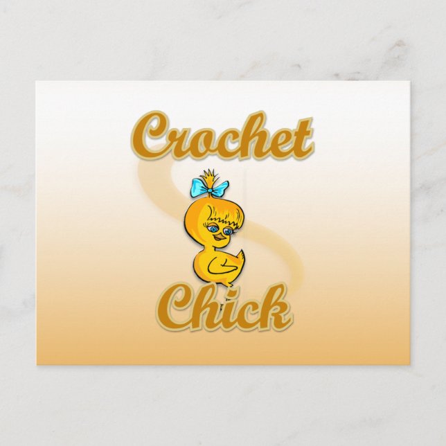 Crochet Chick Postcard (Front)