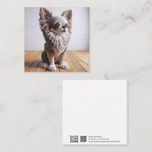 Crochet Chihuahua Greeting Card