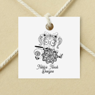 Crochet Crafter Cute Logo Customised Rubber Stamp