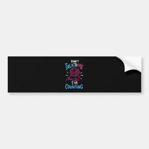 Crochet Crocheting Bumper Sticker