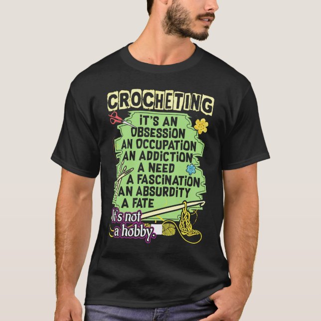 Crochet - Crocheting - Christmas Exclusive T-Shirt (Front)