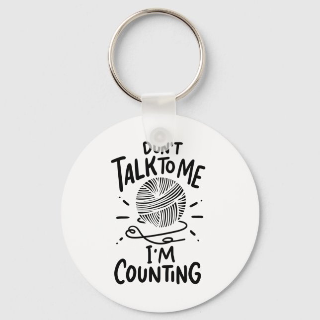 Crochet Crocheting Key Ring (Front)