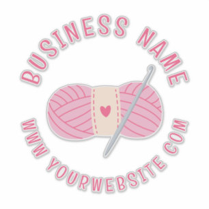 Crochet Crocheting Website Custom Business Name