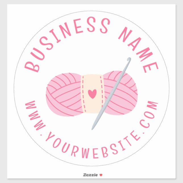 Crochet Crocheting Website Custom Business Name (Sheet)