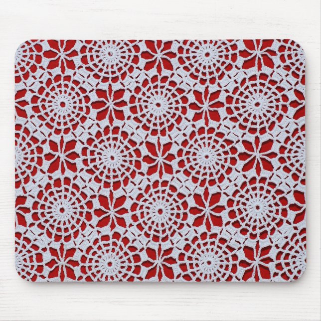 Crochet Design Mouse Pad (Front)