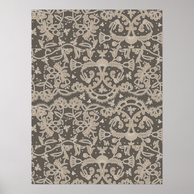 Crochet Embroidery Creation Poster (Front)