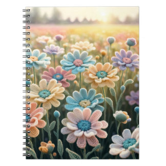 Crochet flowers notebook
