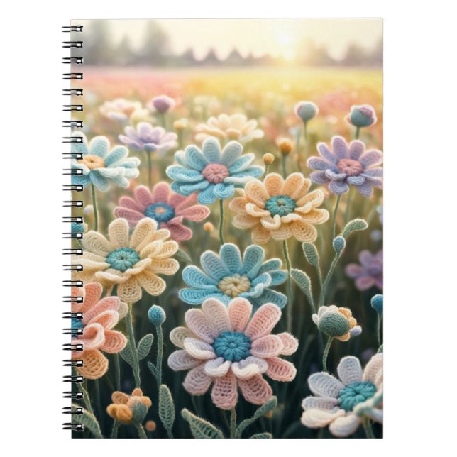 Crochet flowers notebook (Front)