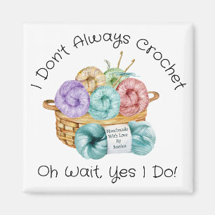 Crochet Funny Personalised Magnet