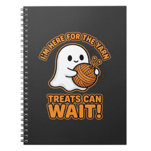 Crochet Ghost Yarn Halloween Design Notebook