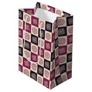 Crochet Granny Square Pattern  Medium Gift Bag