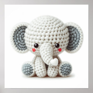 crochet grove elephant poster