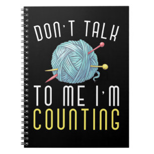 Crochet Hobby Crafting Yarn Lover Notebook