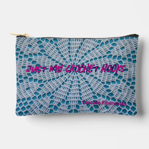 Crochet Hook Travel Bag CUSTOM zip up cosmetic bag