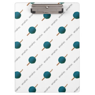 Crochet Hook & Yarn {Any Colour} Clipboard