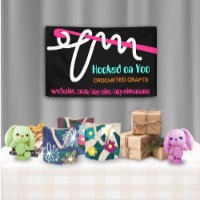Crochet hook yarn stitch craft show display
