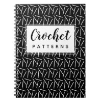 Crochet Hooks Yarn Crafts Pattern Organising Dark